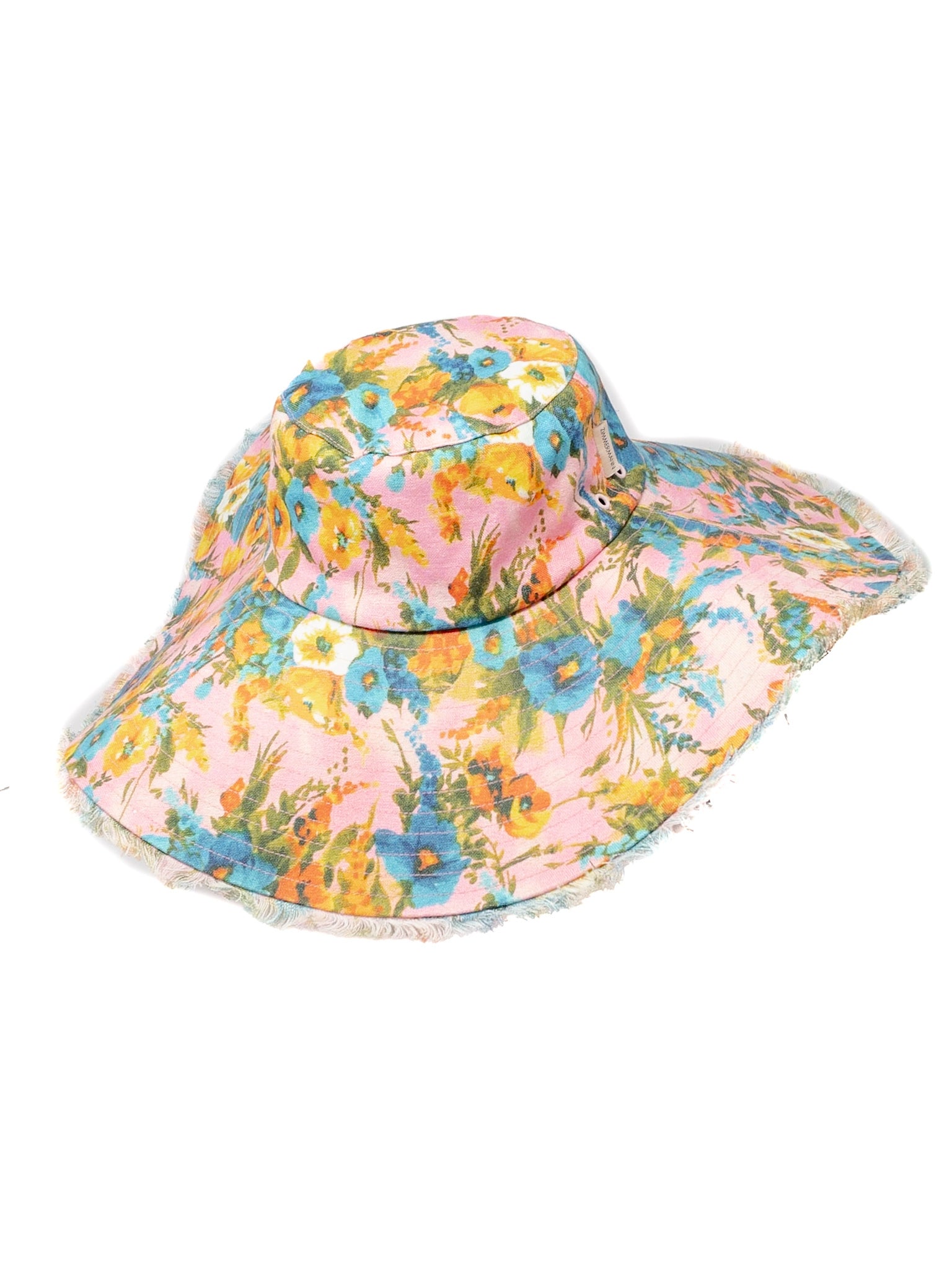 Zimmerman Pink Multi Floral Canvas Hats