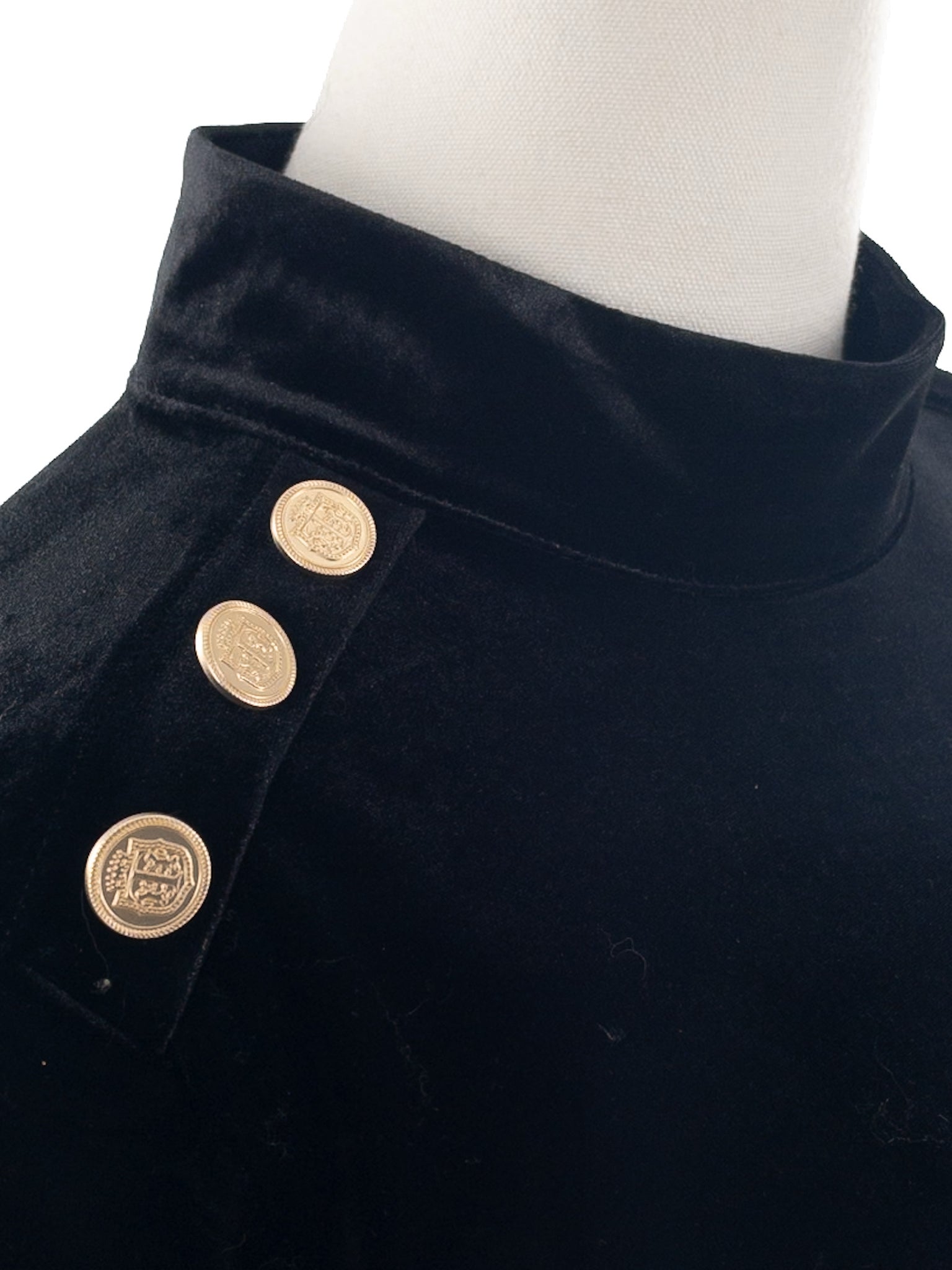 Talbots Black Velour Polyester Blend Long Sleeve Size L Dress