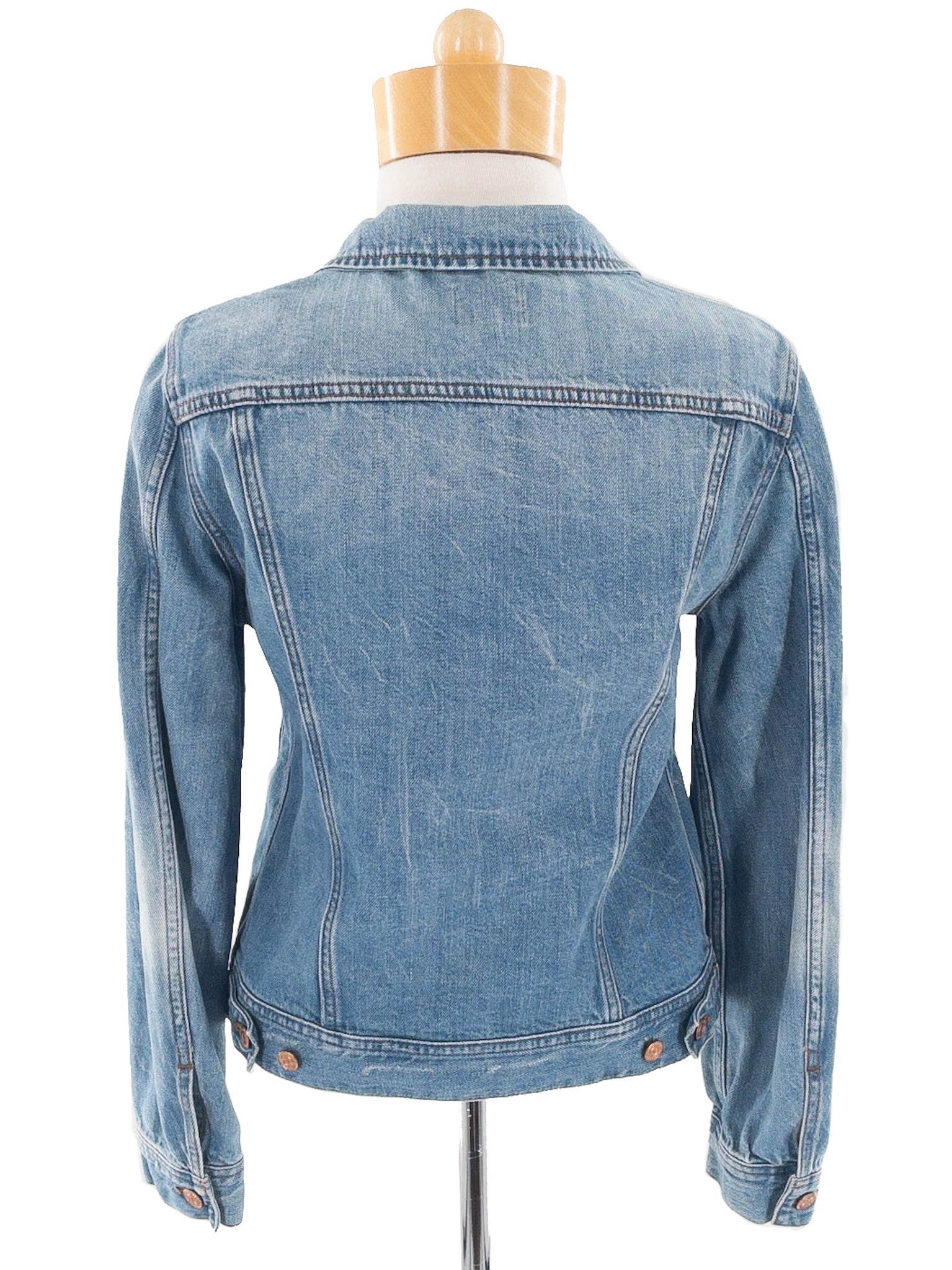 J Crew Blue Washed Denim Size M Jacket