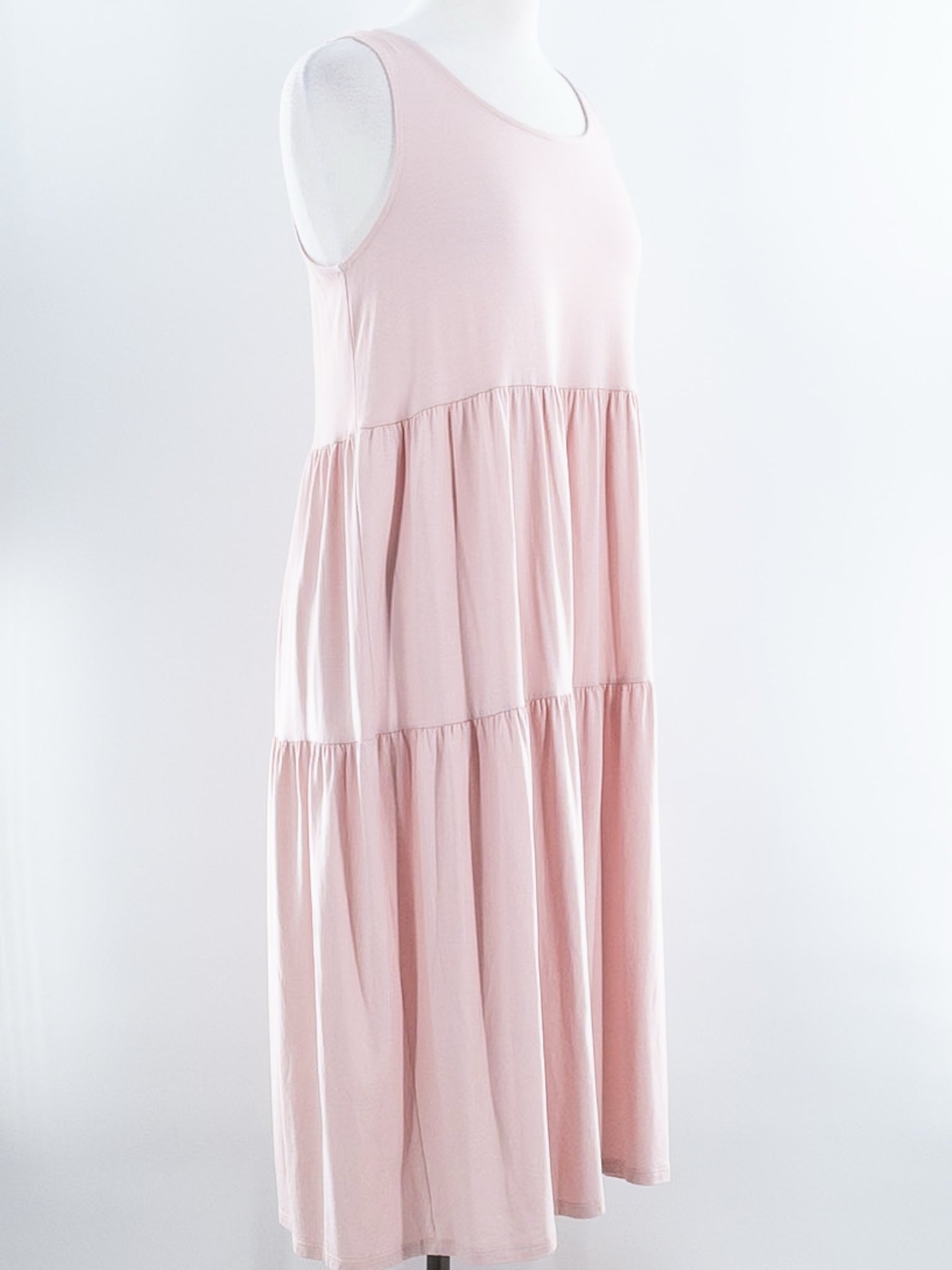 Eileen Fisher Rose Tiers Tencel Sleeveless Size XS Dress