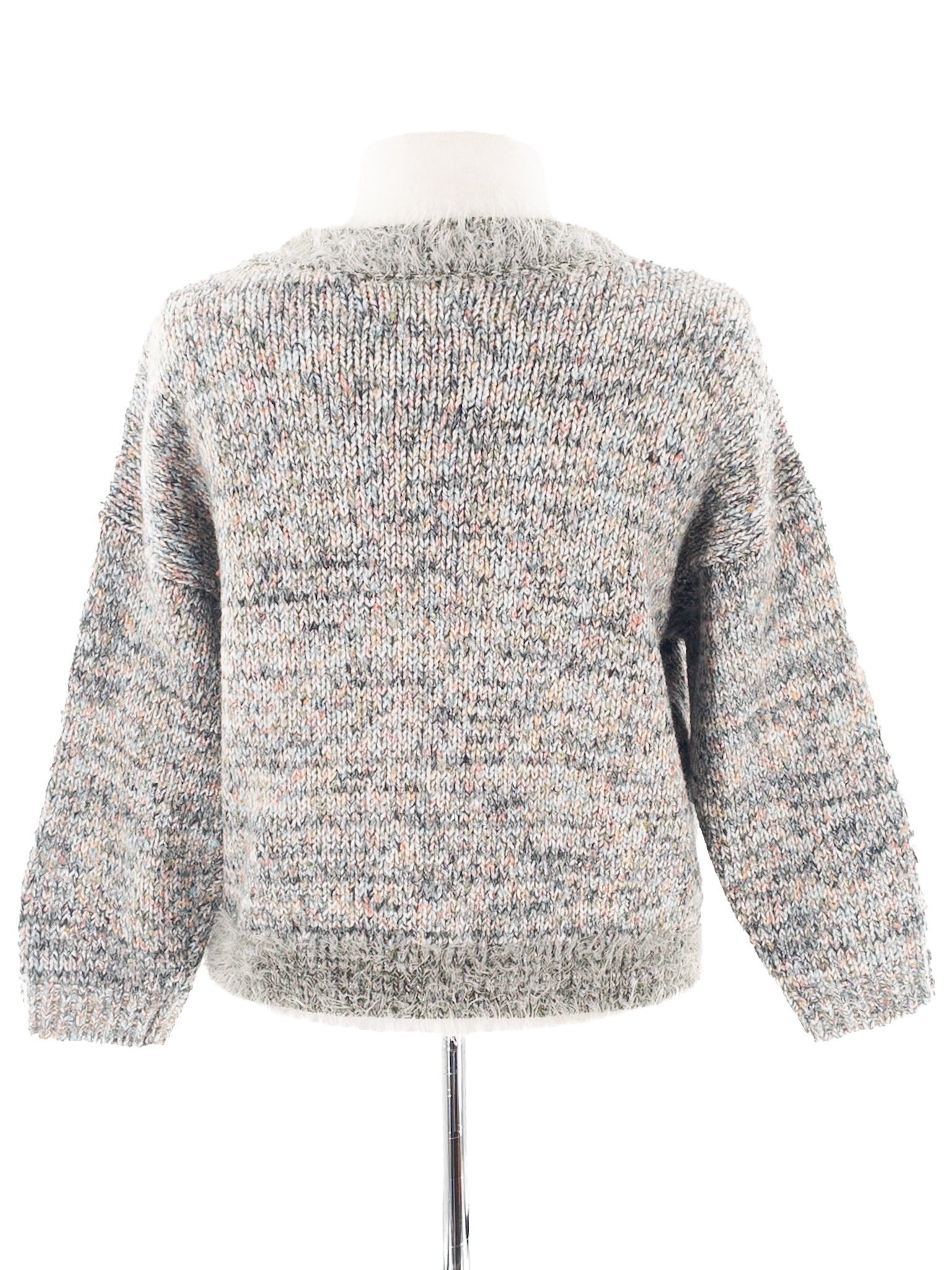 Lou & Gray Pastel Multi Marled Cotton Blend Size XS Sweaters