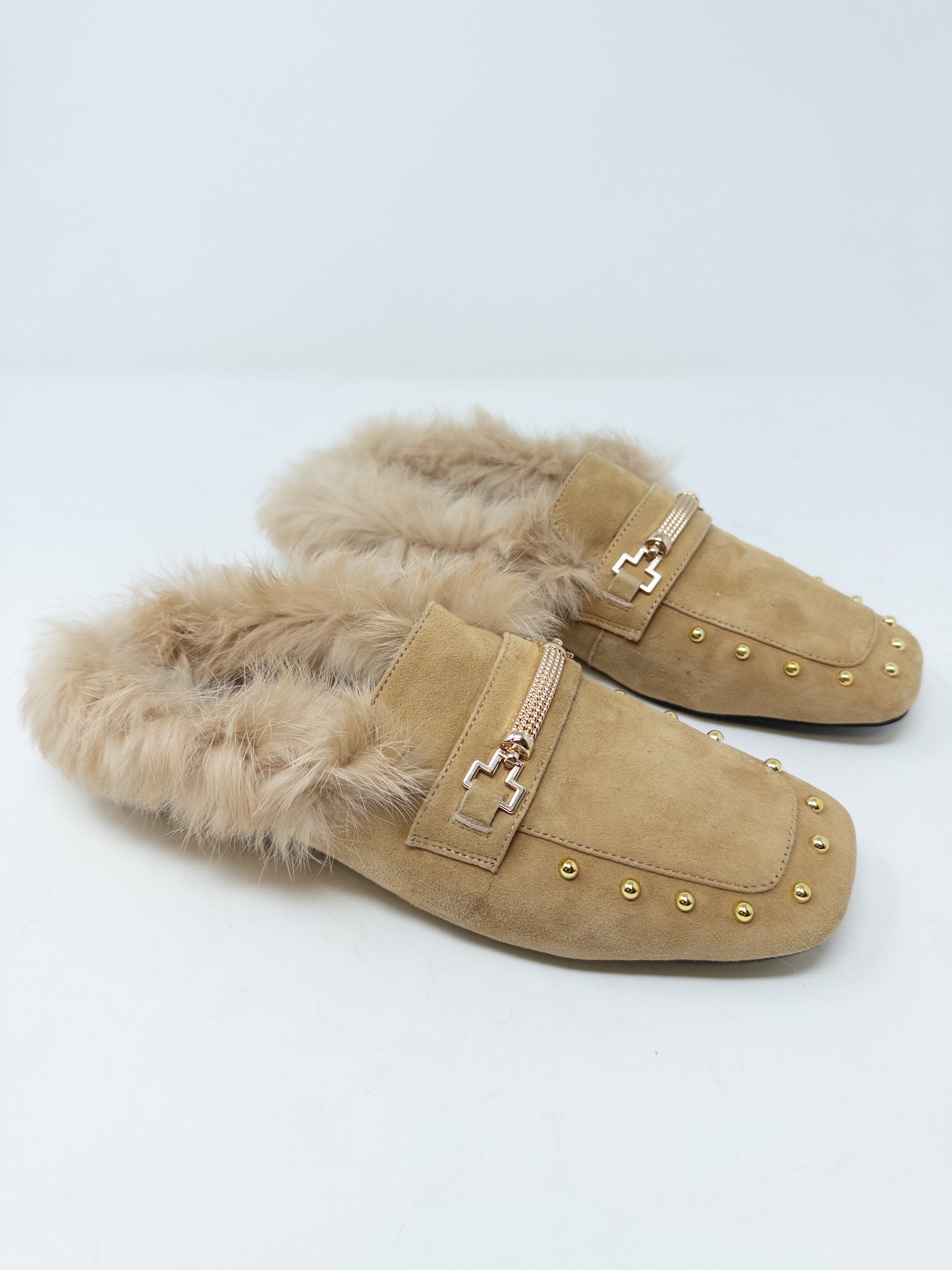 Ugg Camel Fur Suede 7.5 Shoes