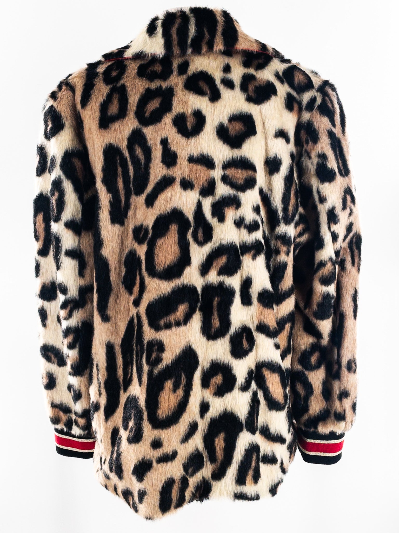 Hilary Radley Brown Black Animal Print Polyester Size L Jacket