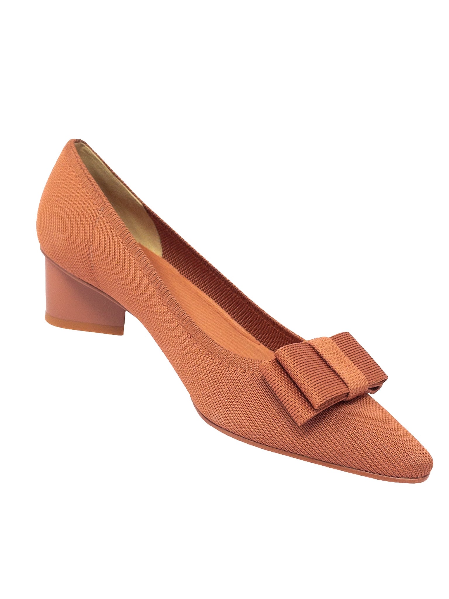 vivaia Terracotta Texture Fabric 7.5 Pumps