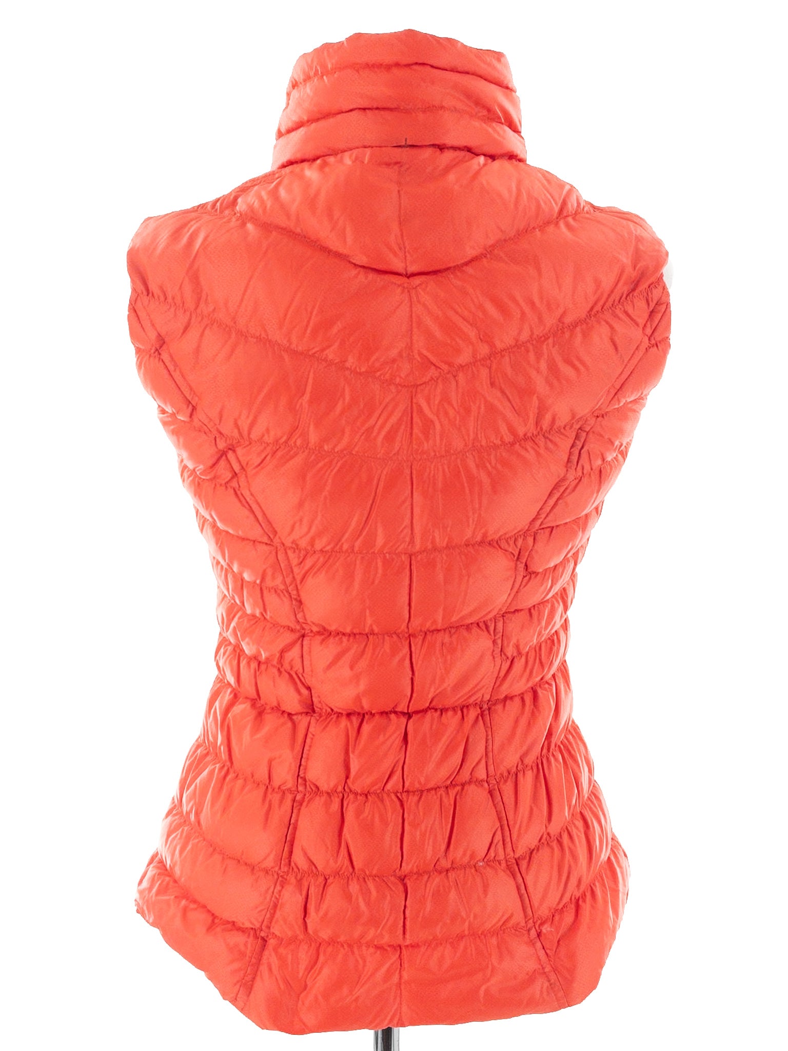Athleta Orange Quilt Down Size XXS Vest