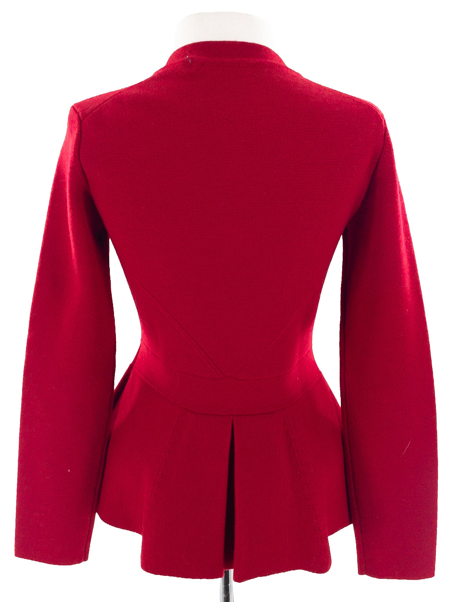 The Fold Red Wool Blend Size S Cardigan