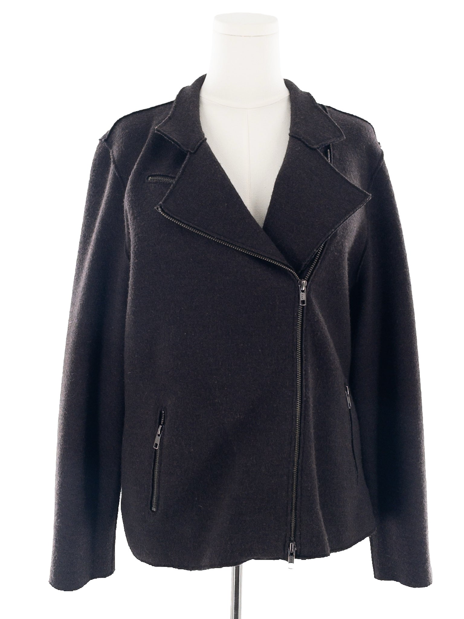 Eileen Fisher Brown Wool Blend Size XL Jacket