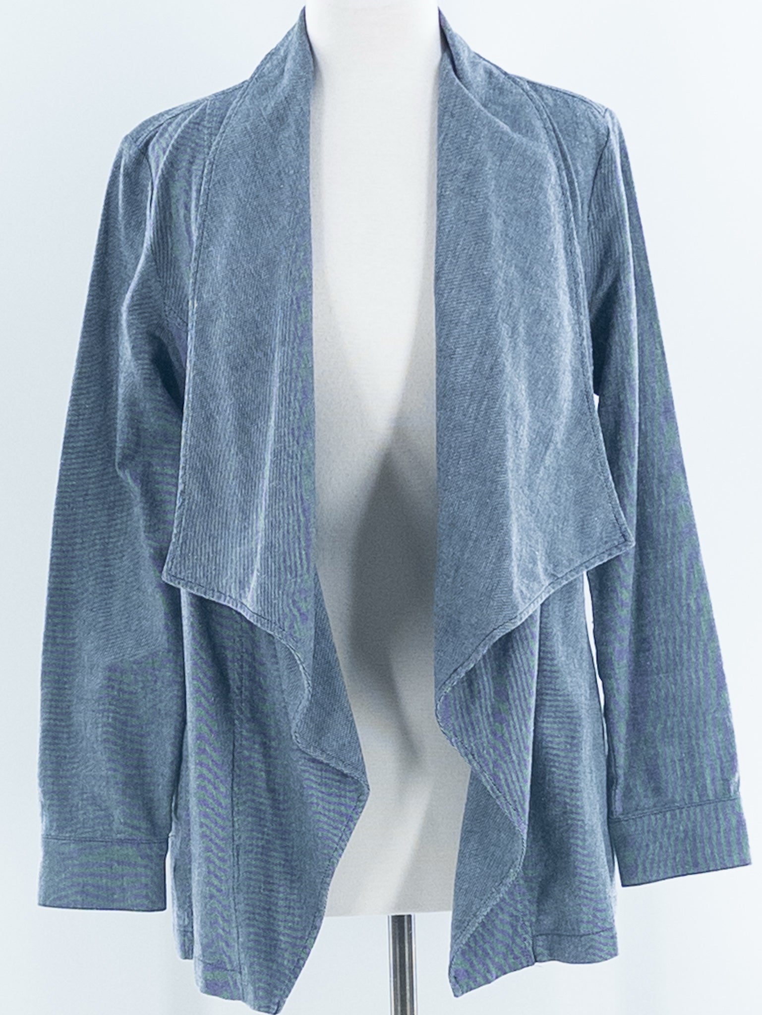 NYDJ Gray Cotton Blend Size S Cardigan
