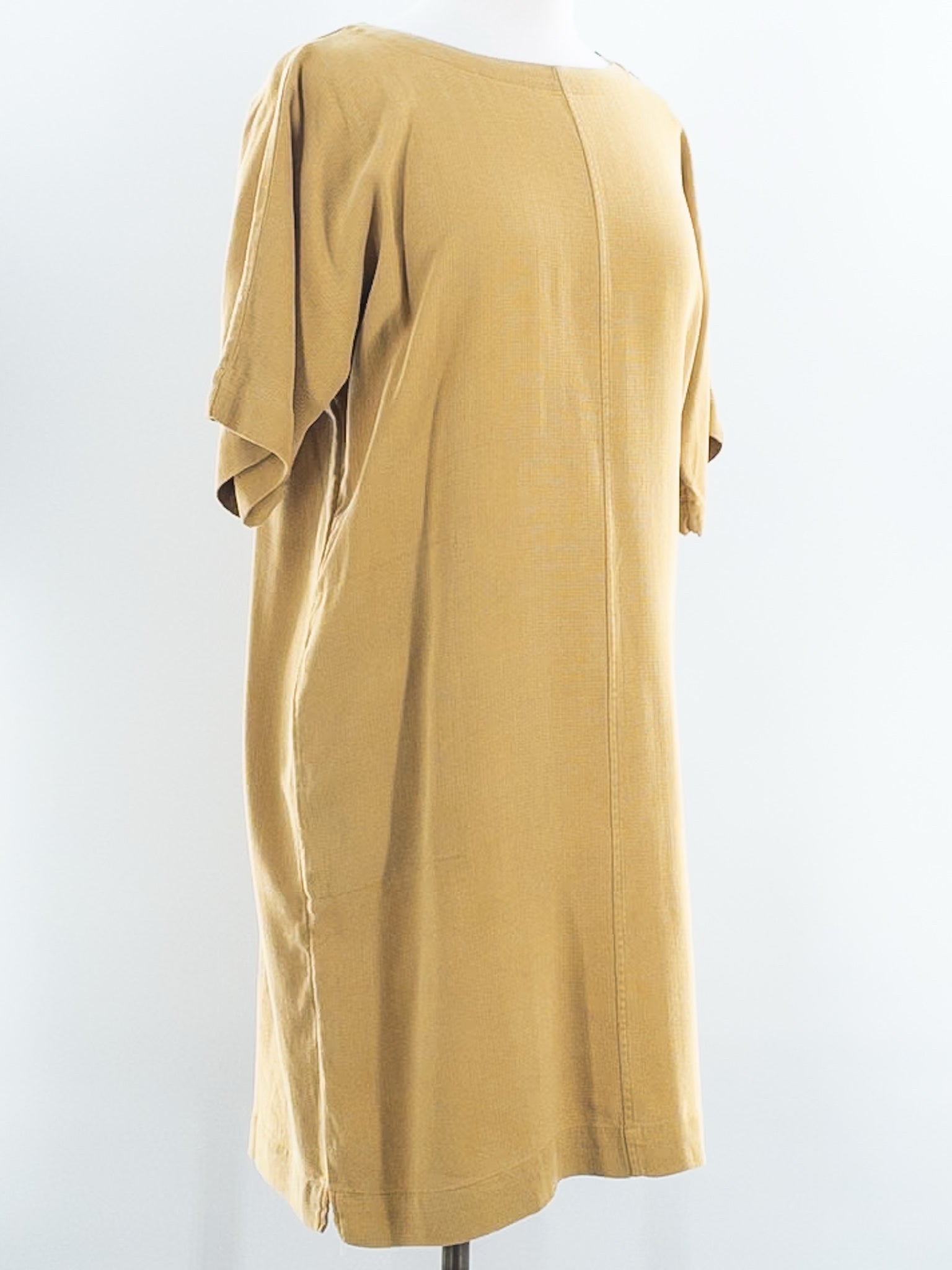 Pure Jill Goldenrod Scoop Neck Lyocel Short Sleeve Size XS Dress