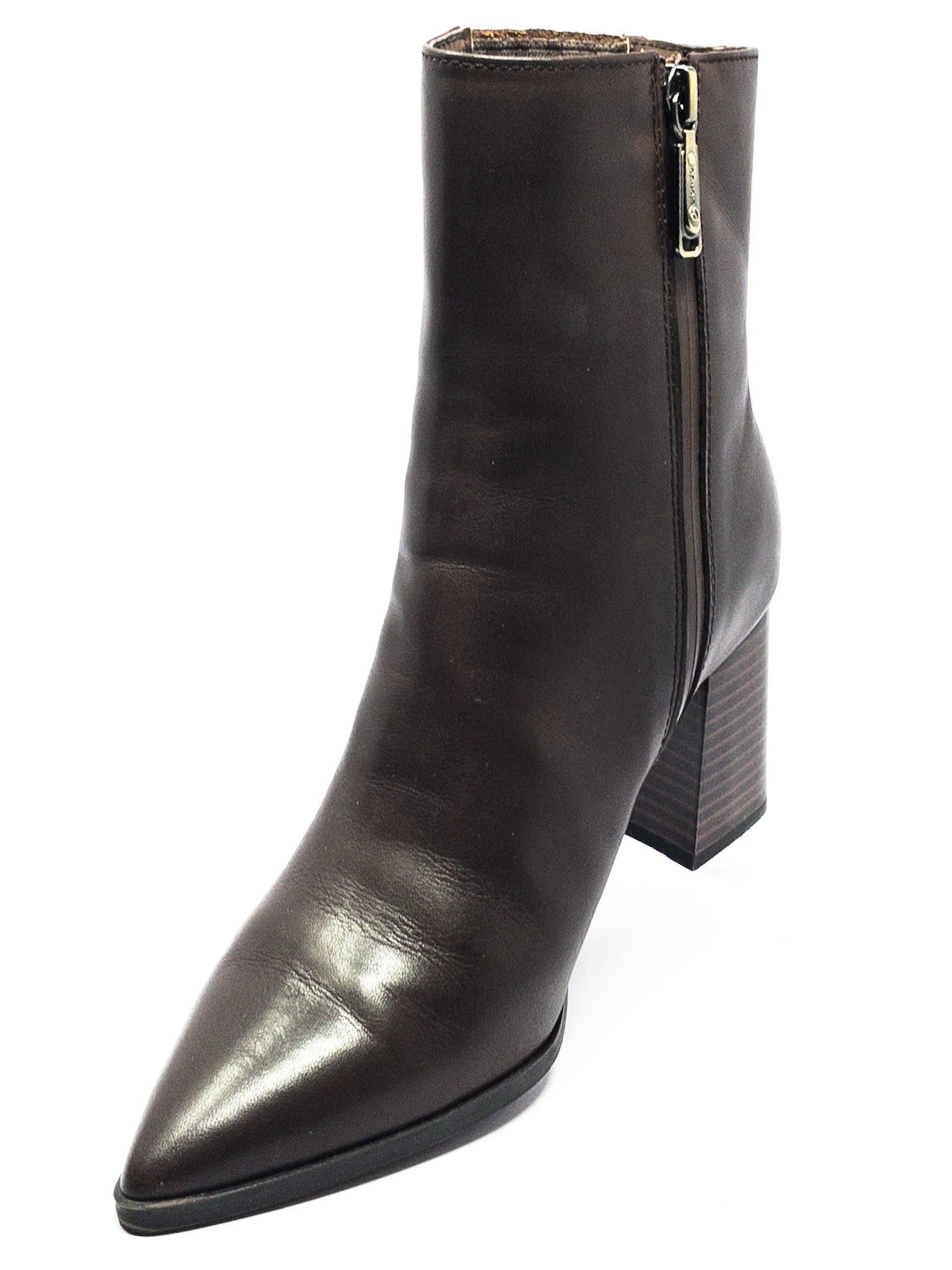 Blondo Brown Zip 7 Bootie