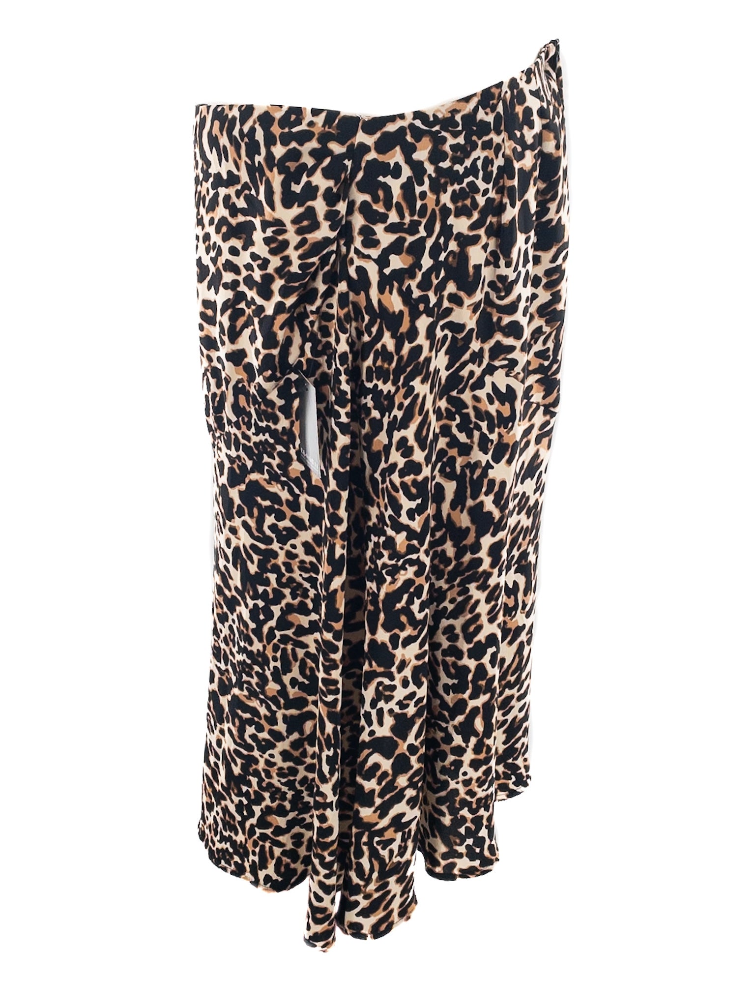 Eloquii Black Cream Animal Print Polyester Size 20 Skirt