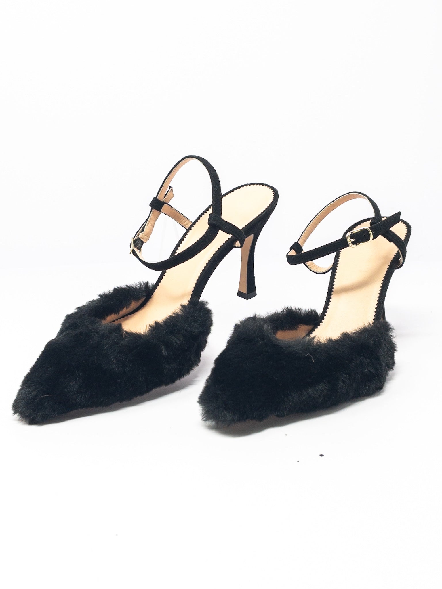 J Crew Black Suede 8.5 Pumps