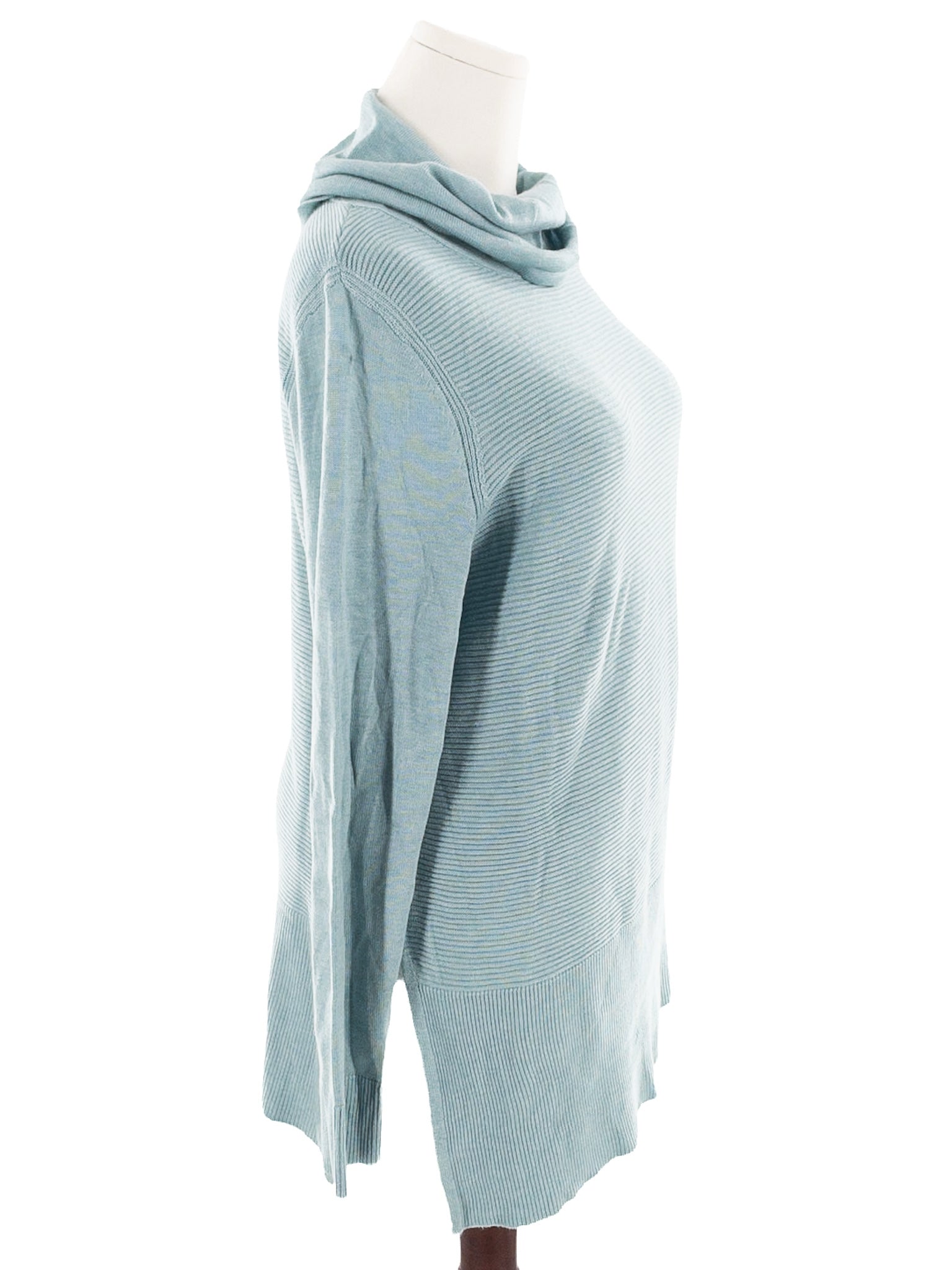 Adrienne Vittadini Robins Egg Ribbed Acrylic Blend Size L Sweaters