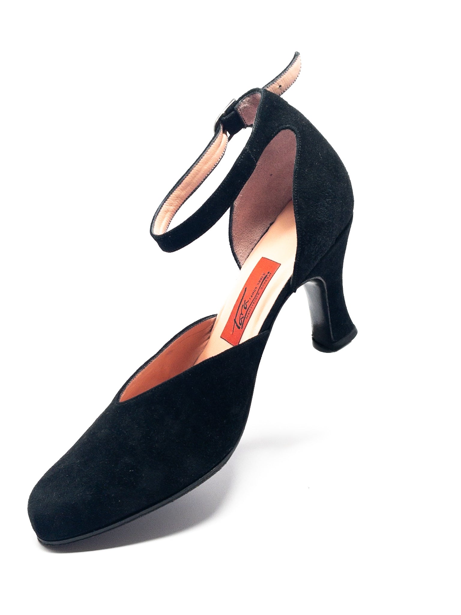 Tara Black Suede 9 Pumps