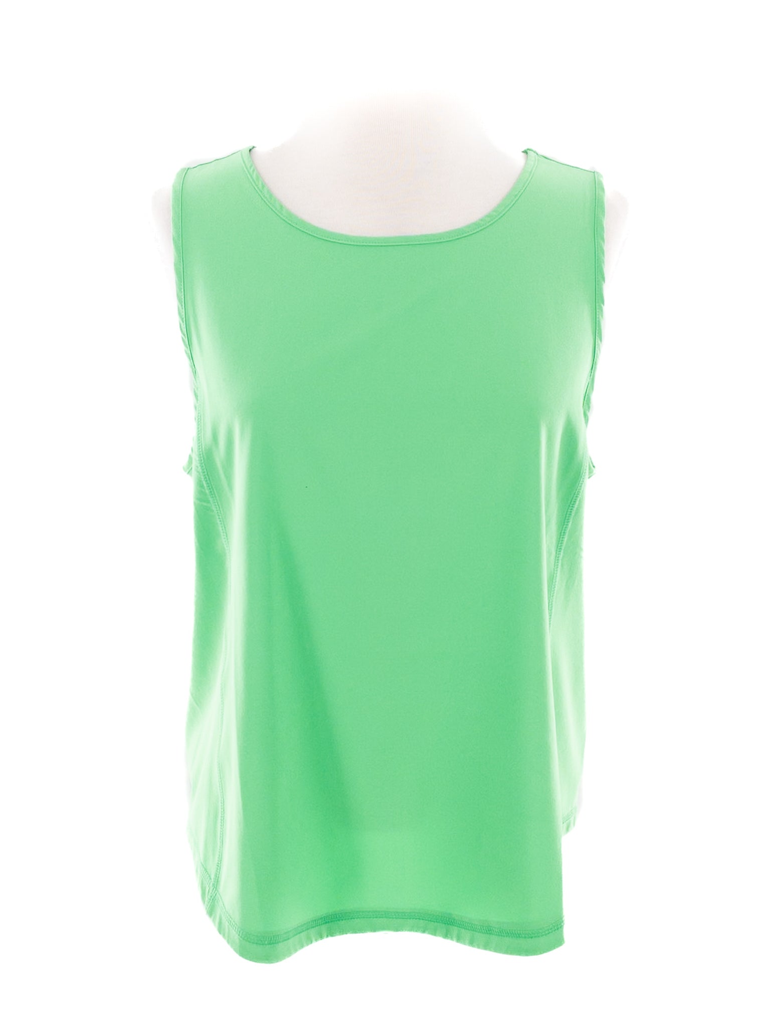 Talbots Green Polyester Blend Sleeveless Size S Blouse