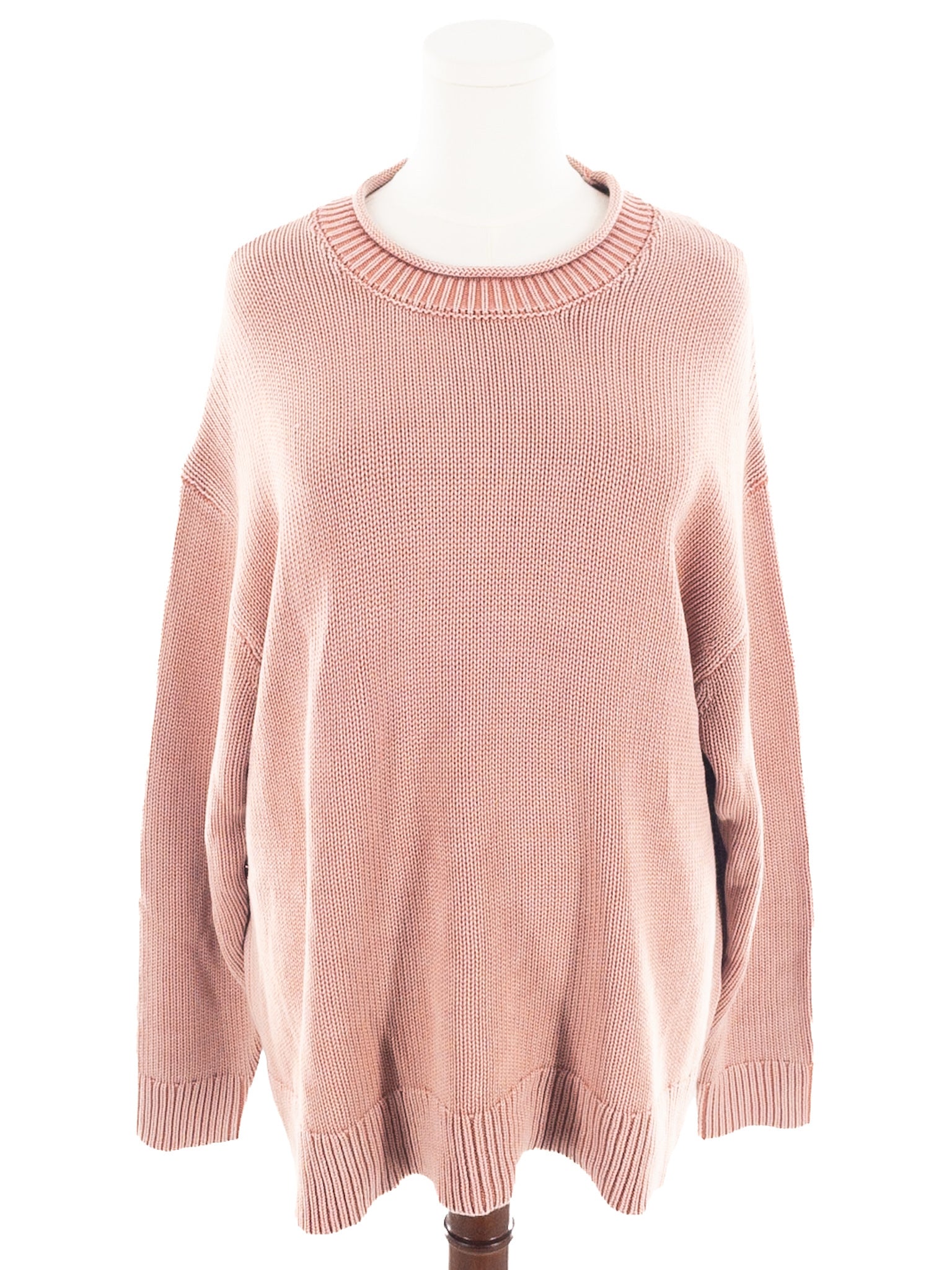 American Eagle Salmon Washed Knit Size L Sweaters