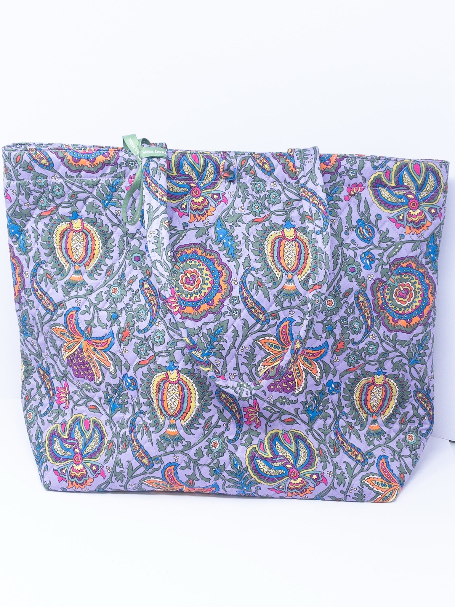 Vera Bradley Purple Multi Quilt Tote