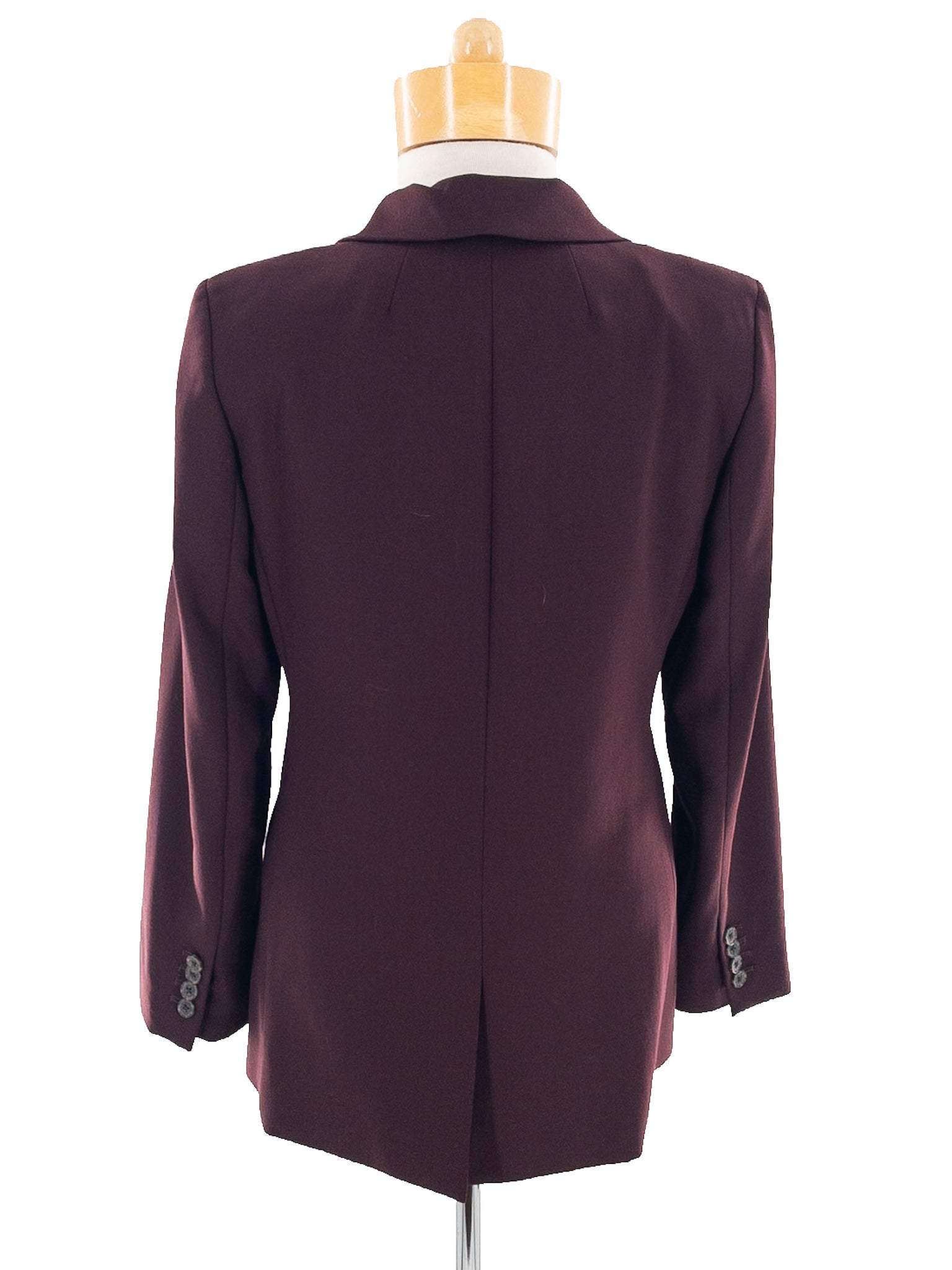 J Crew Wine Wool Blend Size 4 Blazer