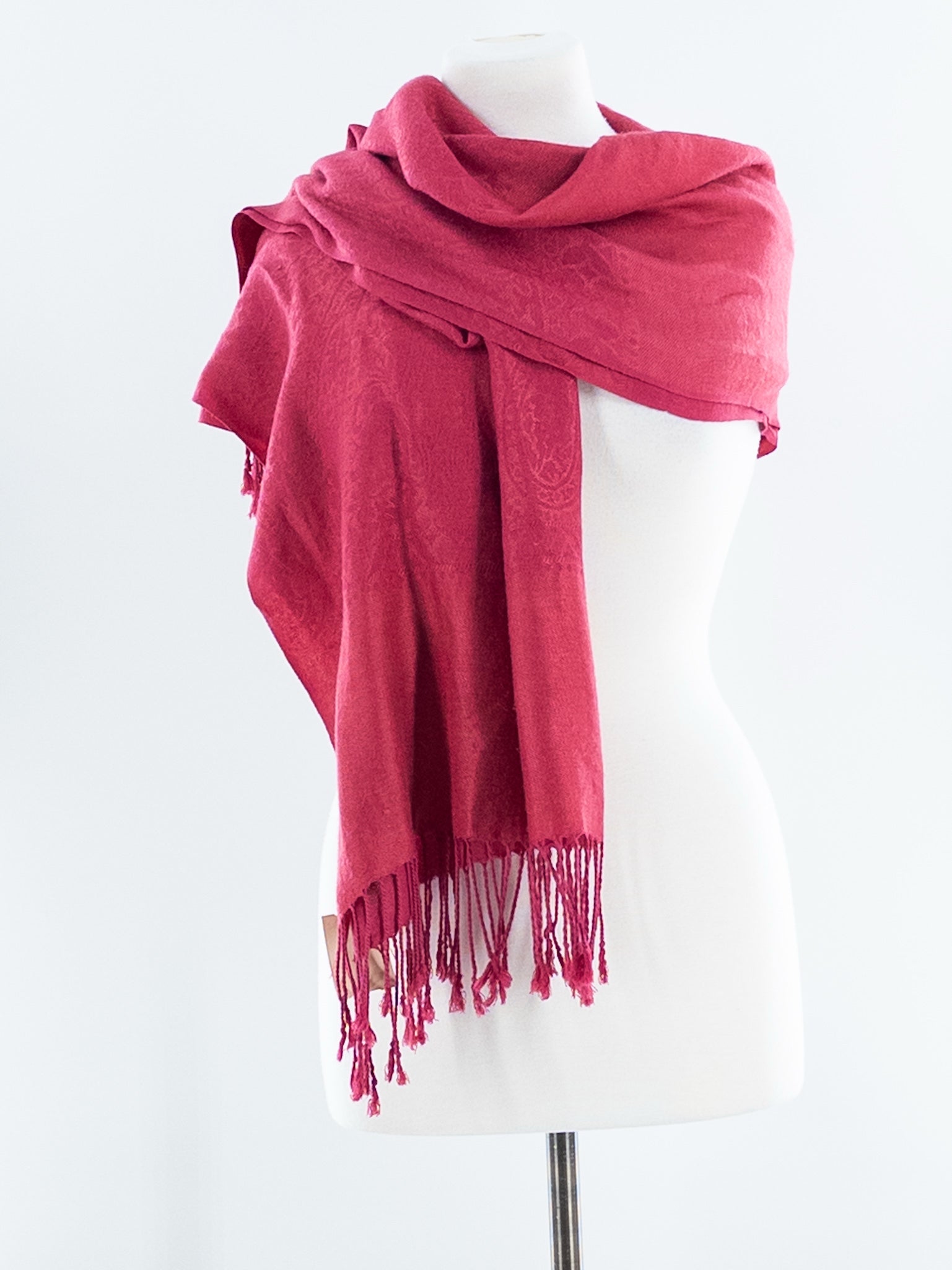 Raspberry Scarves