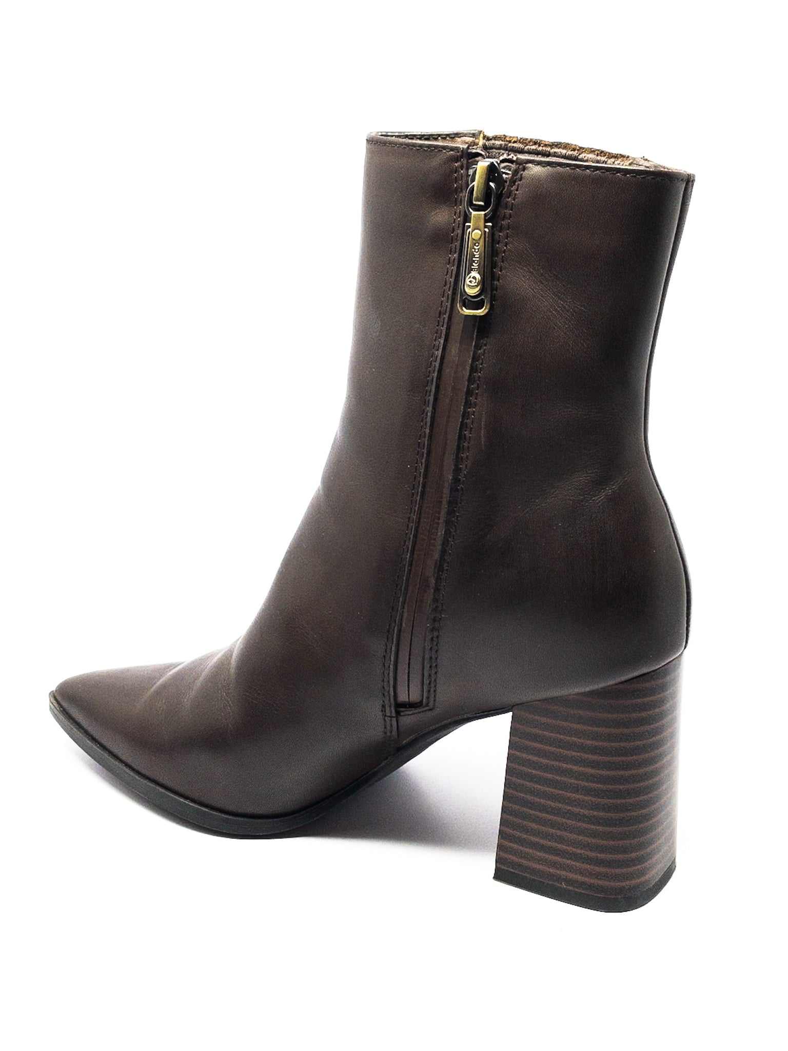 Blondo Brown Zip 7 Bootie