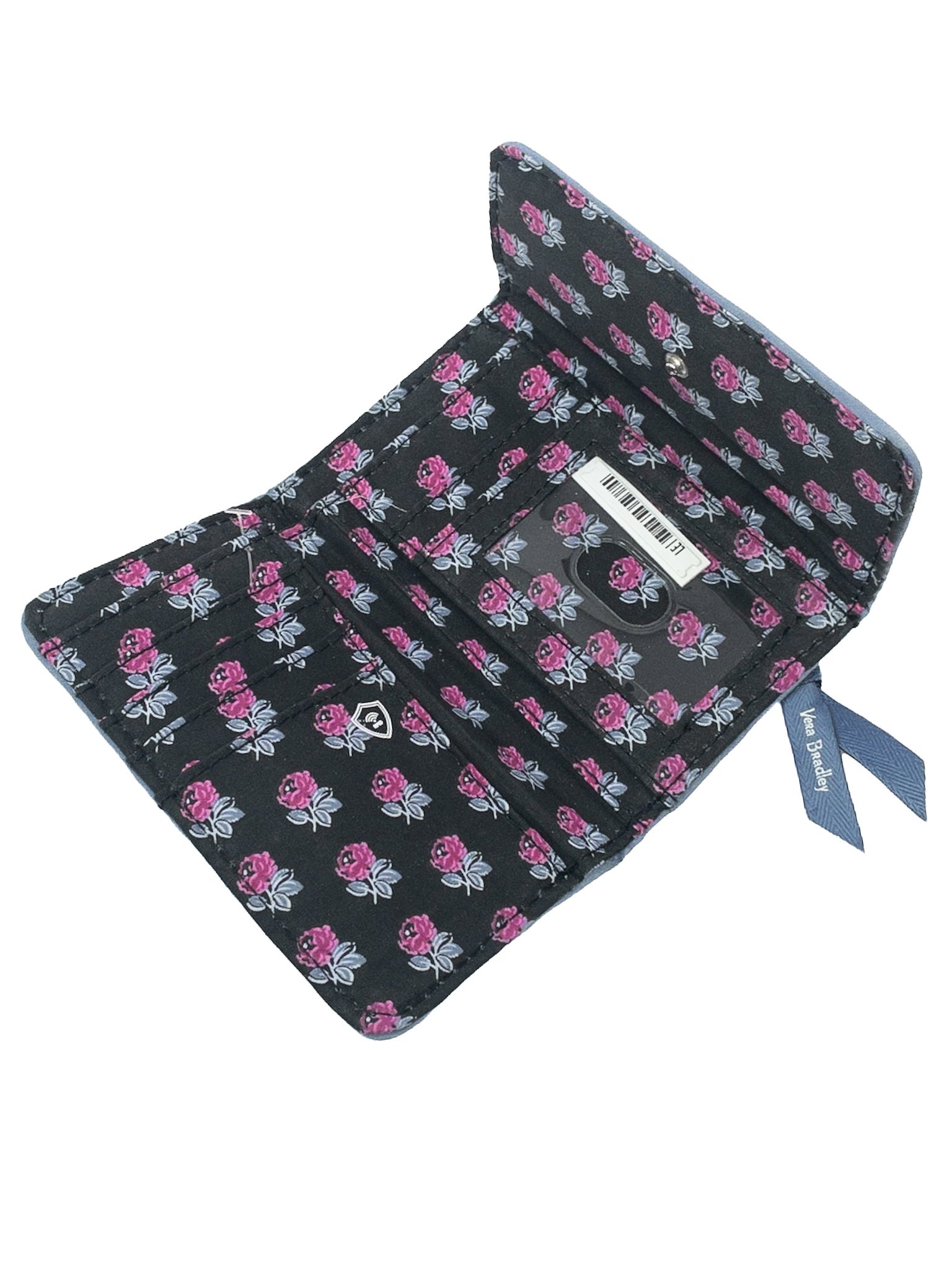 Vera Bradley Dusty Blue Quilt Wallet