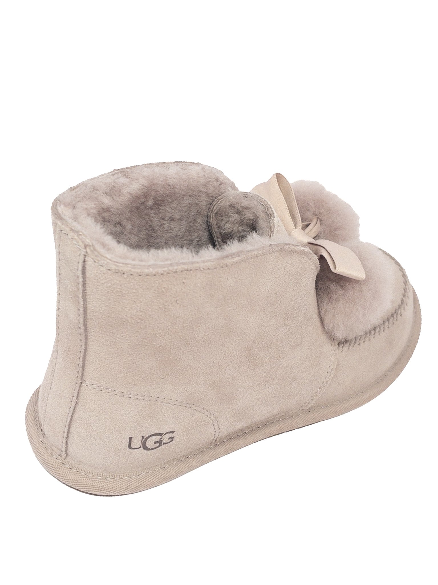 Ugg Lilac Pom Pom Suede 7 Slippers